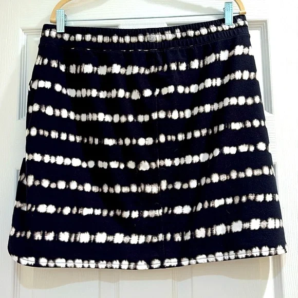 T by Talbots Tie-Dye Knit Terry Cloth Skirt - Picture 4 of 7